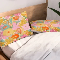 Deny Designs Megan Galante 60s Retro Floral King Duvet Cover Set Gold -Deny Designs Shop GUEST 0003f216 490e 4553 82c3 97eadd52dcac