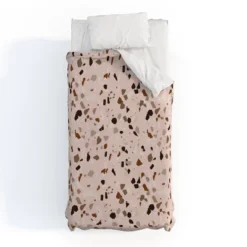 Holli Zollinger Terrazzo Ochre Duvet Cover Set Beige/Black - Deny Designs -Deny Designs Shop GUEST 03c5518d 0dd5 429b ab91 bfbcabdd987d