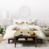 Allyson Johnson Reindeer Duvet Cover Set Neutral - Deny Designs
