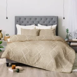 Little Arrow Design Co Geometric Boho Diamonds Comforter Set - Deny Designs