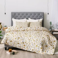 Ninola Design Winter Stars Holiday Cotton Comforter & Sham Set - Deny Designs -Deny Designs Shop GUEST 07169cb4 a5f8 4c4f 8f5c 06940142c6ee