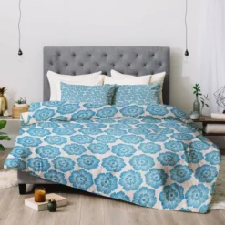 Schatzi Brown Lucy Floral Comforter Set Turquoise - Deny Designs -Deny Designs Shop GUEST 0da5f446 dac4 469b a480 48ba0c66e7c6