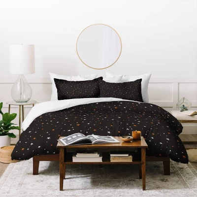 Deny Designs Zoe Wodarz October Stars Duvet Cover Set 3 Deny Designs Zoe Wodarz October Stars Duvet Cover Set
