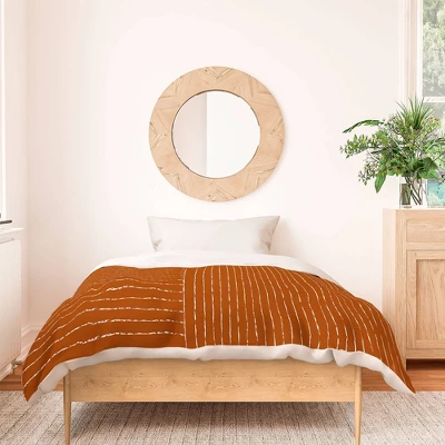 Summer Sun Home Art Lines Cotton Duvet Set - Deny Designs 4 Summer Sun Home Art Lines Cotton Duvet Set - Deny Designs - Image 2