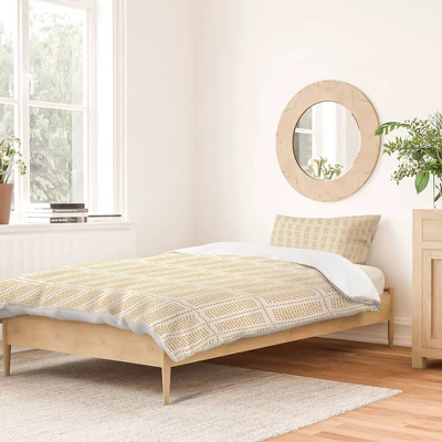 Dotty Boho Geometric Cotton Duvet & Sham Set - Deny Designs 3 Dotty Boho Geometric Cotton Duvet & Sham Set - Deny Designs