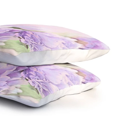 Lisa Argyropoulos Lavender Peonies Lightweight Pillowcase Standard Purple - Deny Designs 4 Lisa Argyropoulos Lavender Peonies Lightweight Pillowcase Standard Purple - Deny Designs - Image 2