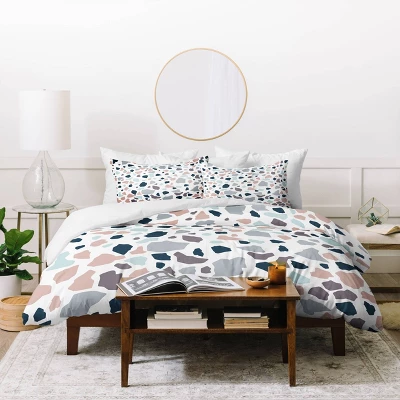 Viviana Gonzalez Terrazzo Duvet Cover & Sham Set - Deny Designs 4 Viviana Gonzalez Terrazzo Duvet Cover & Sham Set - Deny Designs - Image 2