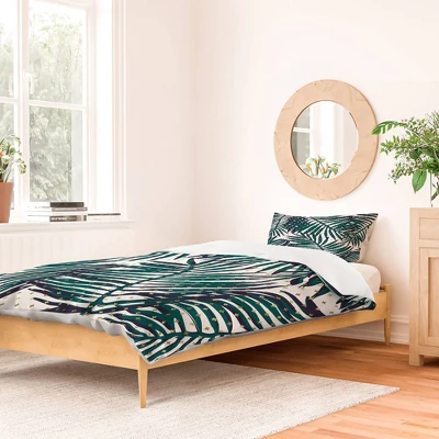 Zoe Wodarz The Palm Hotel Botanical Duvet Cover (King) Green - Deny Designs 3 Zoe Wodarz The Palm Hotel Botanical Duvet Cover (King) Green - Deny Designs