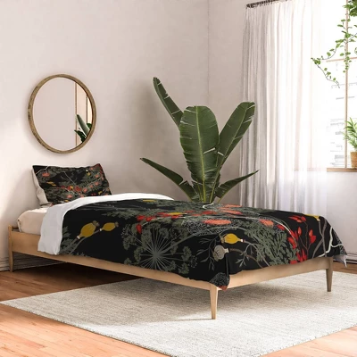 Iveta Abolina Citlali Night 100% Cotton Comforter Set - Deny Designs 3 Iveta Abolina Citlali Night 100% Cotton Comforter Set - Deny Designs