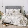 Pink Iveta Abolina Floral Goodness Comforter Set - Deny Designs