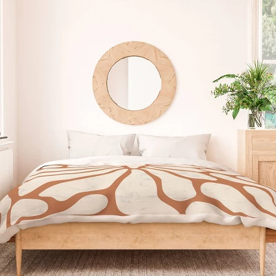 Deny Designs DorisciciArt Mid-Century Modern Floral D Duvet Cover Set Rust 3 Deny Designs DorisciciArt Mid-Century Modern Floral D Duvet Cover Set Rust