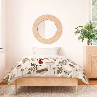 Deny Design Marta Barragtan Camarasa Mushroom Seasonal Duvet Cover Set 4 Deny Design Marta Barragtan Camarasa Mushroom Seasonal Duvet Cover Set - Image 2