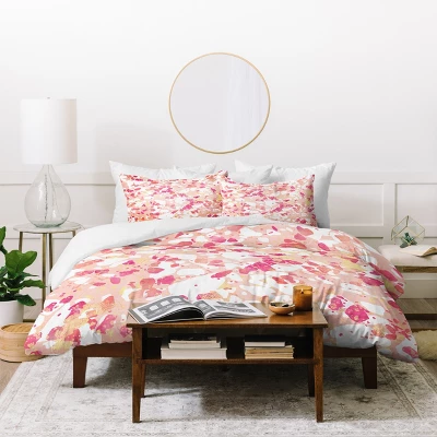 Full/Queen Elisabeth Fredriksson Terrazzo Delight Duvet Cover Set Pink - Deny Designs 3 Full/Queen Elisabeth Fredriksson Terrazzo Delight Duvet Cover Set Pink - Deny Designs