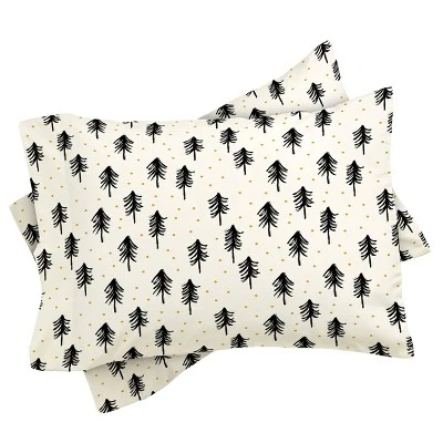 Little Arrow Design Co Winter Pines Duvet Cover Set - Deny Designs 4 Little Arrow Design Co Winter Pines Duvet Cover Set - Deny Designs - Image 2