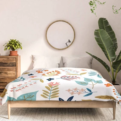 83 Oranges Botanical Harmony 100% Cotton Comforter Set - Deny Designs 4 83 Oranges Botanical Harmony 100% Cotton Comforter Set - Deny Designs - Image 2