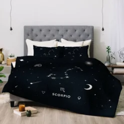 Cuss Yeah Designs Scorpio Star Constellation Comforter Set - Deny Designs -Deny Designs Shop GUEST 375ac724 e755 4eb8 a09f 5b941daf3cf8