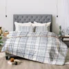 Little Arrow Design Co Winter Water Plaid Comforter Set - Deny Designs