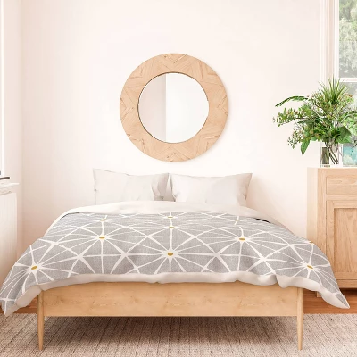 Luminous Stone Heather Dutton Duvet Cover Set Gray/White - Deny Designs 4 Luminous Stone Heather Dutton Duvet Cover Set Gray/White - Deny Designs - Image 2