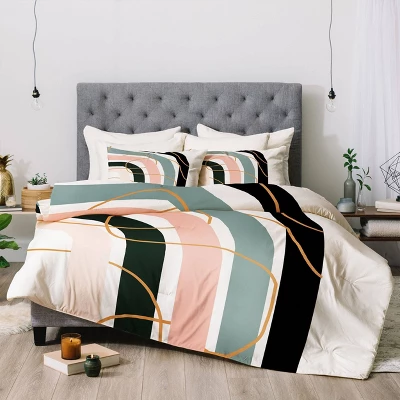 Aleeya Jones Unsettled Rainbow Comforter Set - Deny Designs 5 Aleeya Jones Unsettled Rainbow Comforter Set - Deny Designs - Image 3