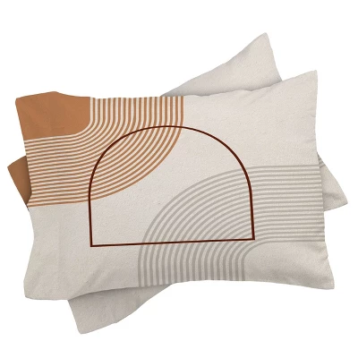 Iveta Abolina Mid Century Line Art Duvet Set - Deny Designs 4 Iveta Abolina Mid Century Line Art Duvet Set - Deny Designs - Image 2
