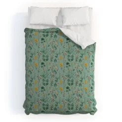 Holli Zollinger Zarah Wildflower Comforter Set Green - Deny Designs 9 Holli Zollinger Zarah Wildflower Comforter Set Green - Deny Designs -Deny Designs Shop GUEST 53fee23e f44c 49e5 a542 bfd3d041fc94