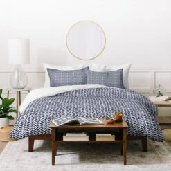 Indigo Little Arrow Design Co Arcadia Duvet Cover - Deny Designs