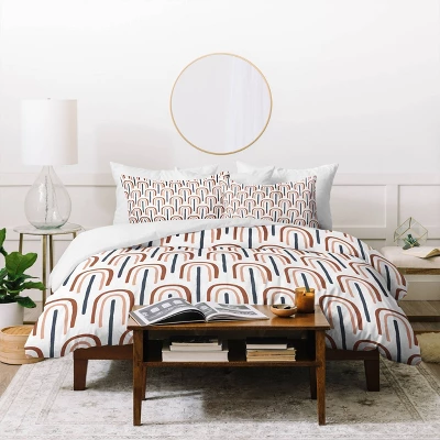 Emanuela Carratoni Modern Rainbow Pattern Duvet Set - Deny Designs 3 Emanuela Carratoni Modern Rainbow Pattern Duvet Set - Deny Designs