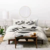 Breezy Palm Cotton Duvet & Sham Set - Deny Designs