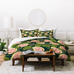 Deny Designs Shop 23 83 Oranges Guava Fruit Duvet Set - Deny Designs