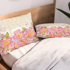 Cori Dantini And Then Spring Sprang Lightweight Pillowcase Standard Pink - Deny Designs