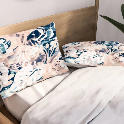 Cayenablanca Jungle Memoirs Lightweight Pillowcase Standard Pink - Deny Designs 3 Cayenablanca Jungle Memoirs Lightweight Pillowcase Standard Pink - Deny Designs