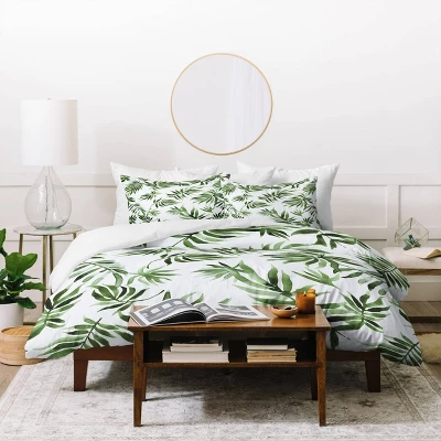 Marta Barragan Camarasa Watercolor Duvet Cover & Sham Set - Deny Designs 4 Marta Barragan Camarasa Watercolor Duvet Cover & Sham Set - Deny Designs - Image 2