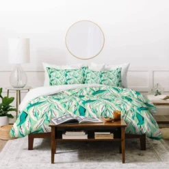 Twin/Twin XL Floral Holli Zollinger JUNGLE PALM TROPICA Duvet Cover Set Green - Deny Designs 13 Twin/Twin XL Floral Holli Zollinger JUNGLE PALM TROPICA Duvet Cover Set Green - Deny Designs -Deny Designs Shop GUEST 9c08d5b9 8d13 4c1e 8184 d4c531bdca14