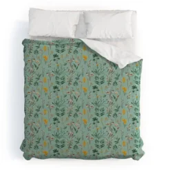 Holli Zollinger Zarah Wildflower Duvet Cover Set Green - Deny Designs -Deny Designs Shop GUEST a3c91f60 5f64 496c 91ff ce0495f96d44
