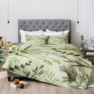 Iveta Abolina Margaux IV Leaf Comforter Set - Deny Designs 3 Iveta Abolina Margaux IV Leaf Comforter Set - Deny Designs