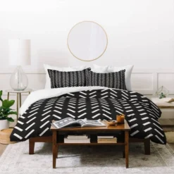 Nick Quintero Herringbone Duvet Set - Deny Designs