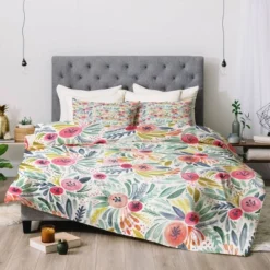 Dash And Ash Poppy Lane Comforter & Sham Set - Deny Designs