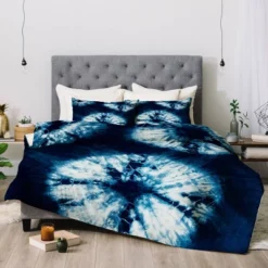 Nicole Van Ekeren Indigo Tie Dye Duvet Set - Deny Designs