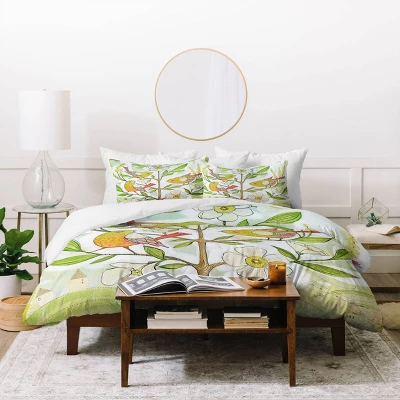 Cori Dantini Community Tree Lightweight Duvet Cover Queen Green - Deny Designs 3 Cori Dantini Community Tree Lightweight Duvet Cover Queen Green - Deny Designs