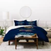 Stephanie Corfee Doodle Feather ColleCountion Duvet Queen Navy - Deny Designs -Deny Designs Shop GUEST c742a80e 9d63 487c a4de ac4b10449569