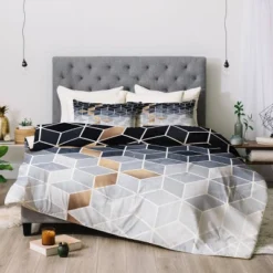 Elisabeth Fredriksson Soft Gradient Cubes 100% Cotton Comforter Set - Deny Designs 7 Elisabeth Fredriksson Soft Gradient Cubes 100% Cotton Comforter Set - Deny Designs -Deny Designs Shop GUEST cdfcd2cf 08c0 47df a121 5cea7c090279 1