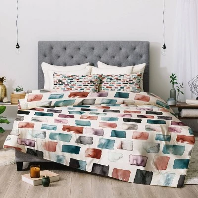 Ninola Design Mineral Color Blocks Rustic Poly Comforter Set - Deny Designs 5 Ninola Design Mineral Color Blocks Rustic Poly Comforter Set - Deny Designs - Image 3