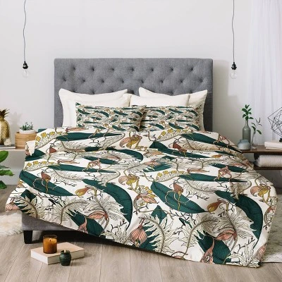 Holli Zollinger Orchid Garden Amora Comforter Set - Deny Designs 3 Holli Zollinger Orchid Garden Amora Comforter Set - Deny Designs