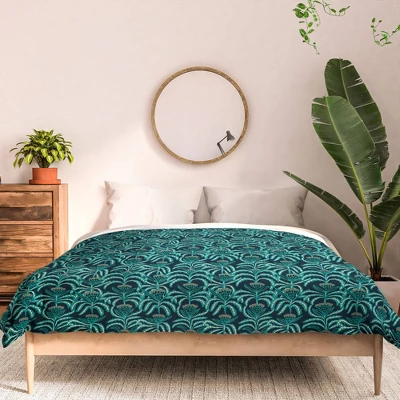 Holli Zollinger Maisey Teal Comforter Set - Deny Designs 4 Holli Zollinger Maisey Teal Comforter Set - Deny Designs - Image 2
