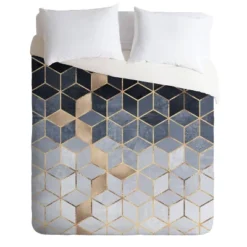 Elisabeth Fredriksson Gradient Cubes Duvet Cover Set - Deny Designs