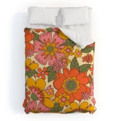 Deny Designs ThirtyOne Illustrations Spring In Retro Duvet Set -Deny Designs Shop GUEST d9c98784 7163 44b7 9f6e da2086a23f4b