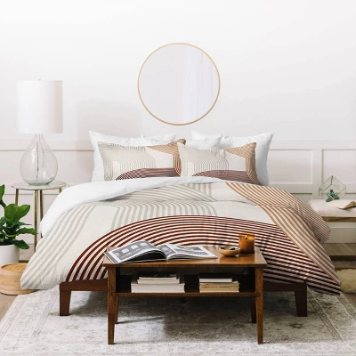 Iveta Abolina Mid Century Line Art 100% Cotton Duvet Set - Deny Designs 5 Iveta Abolina Mid Century Line Art 100% Cotton Duvet Set - Deny Designs - Image 3