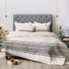 Holli Zollinger French Charcoal Tassel Comforter Set - Deny Designs