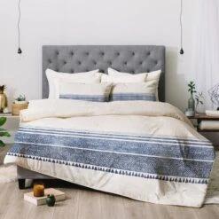 Holli Zollinger French Chambray Tassel Comforter Set - Deny Designs