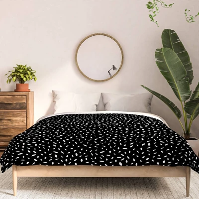 Iveta Abolina Amara 100% Cotton Comforter Set Black - Deny Designs 4 Iveta Abolina Amara 100% Cotton Comforter Set Black - Deny Designs - Image 2